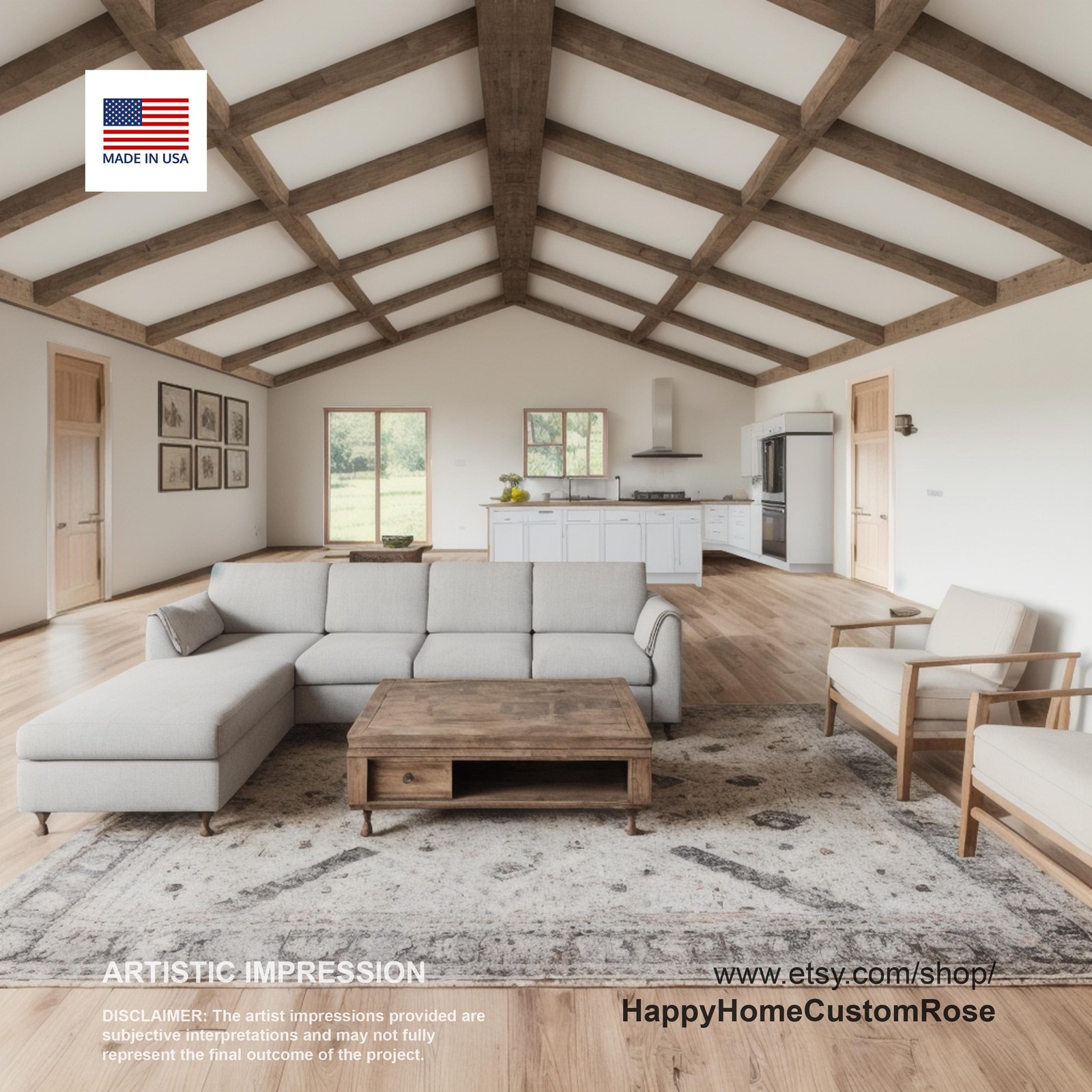 Rocky Ridge Barndominium Modern House Open Plan Design 84 x 40 – 3 Bed 2 Bath –