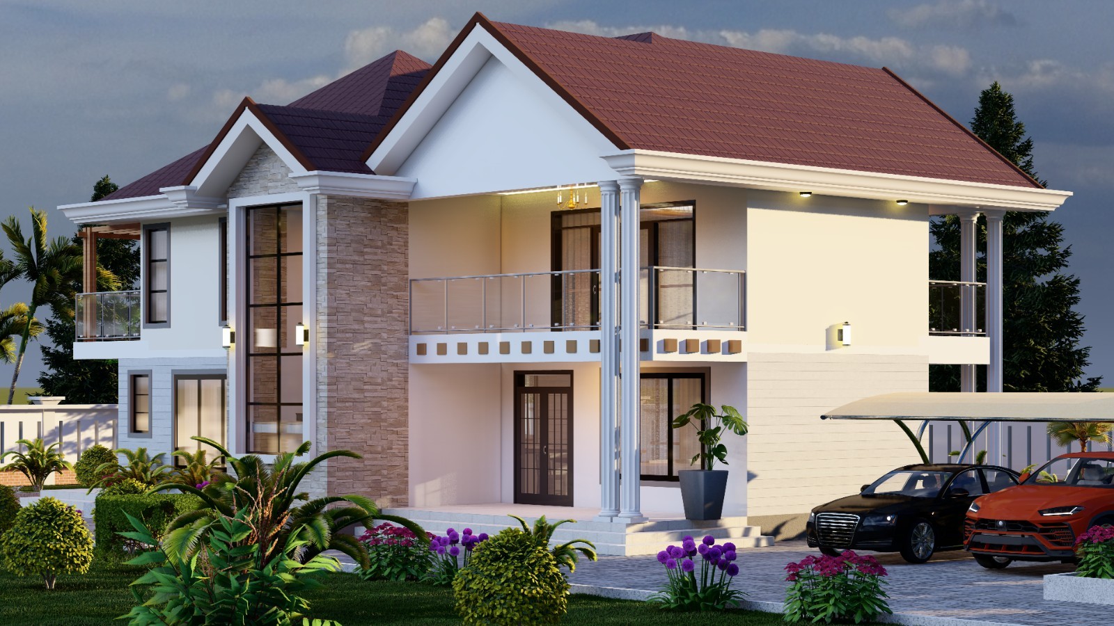 4 Bedroom House Plan [modern ]