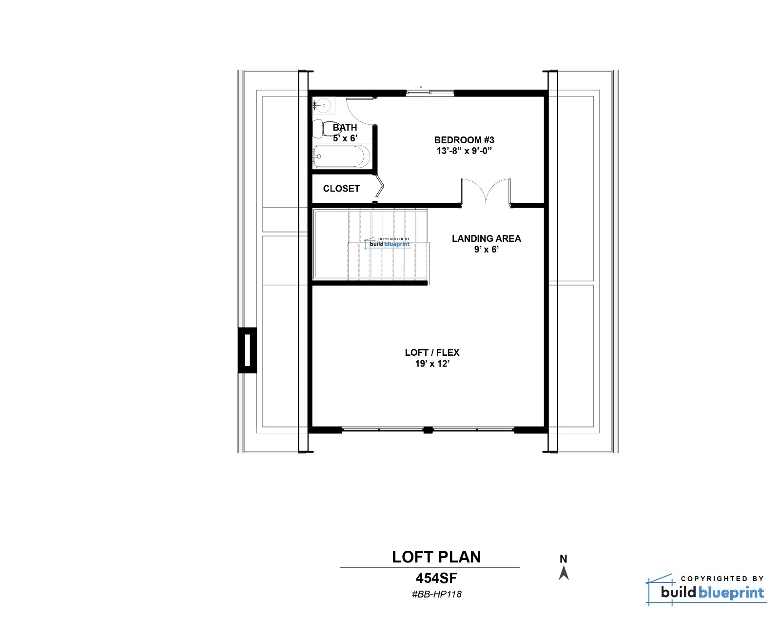 Modern 28′ x 28′ Hilltop Hideout Architectural Plans – PDF Download