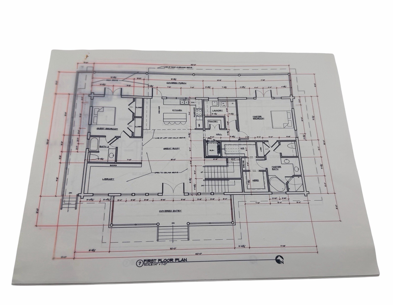 Residential Architectural Blueprint Plans House Floor Plans Elevator Drawings