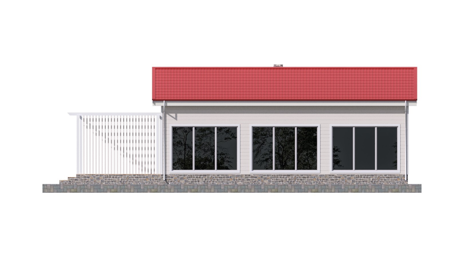 Charming Tiny House 1 Bed, 1 Bath, 701SF Architectural Build Plans PDF Download