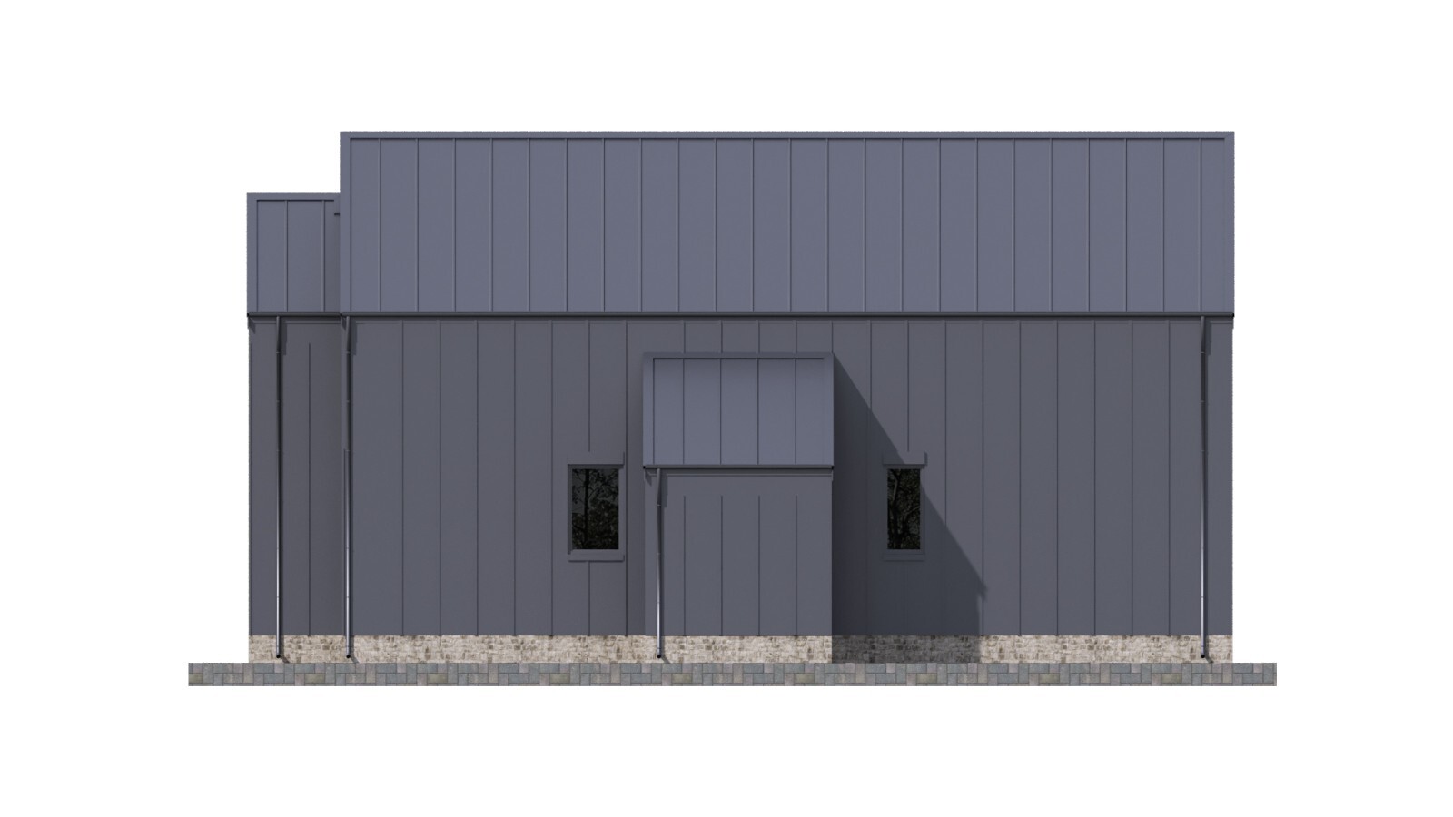 40’x52′ 2-Story, 4 Bed, 3-Bath Cozy Barnhouse Architectural Plans PDF Download.