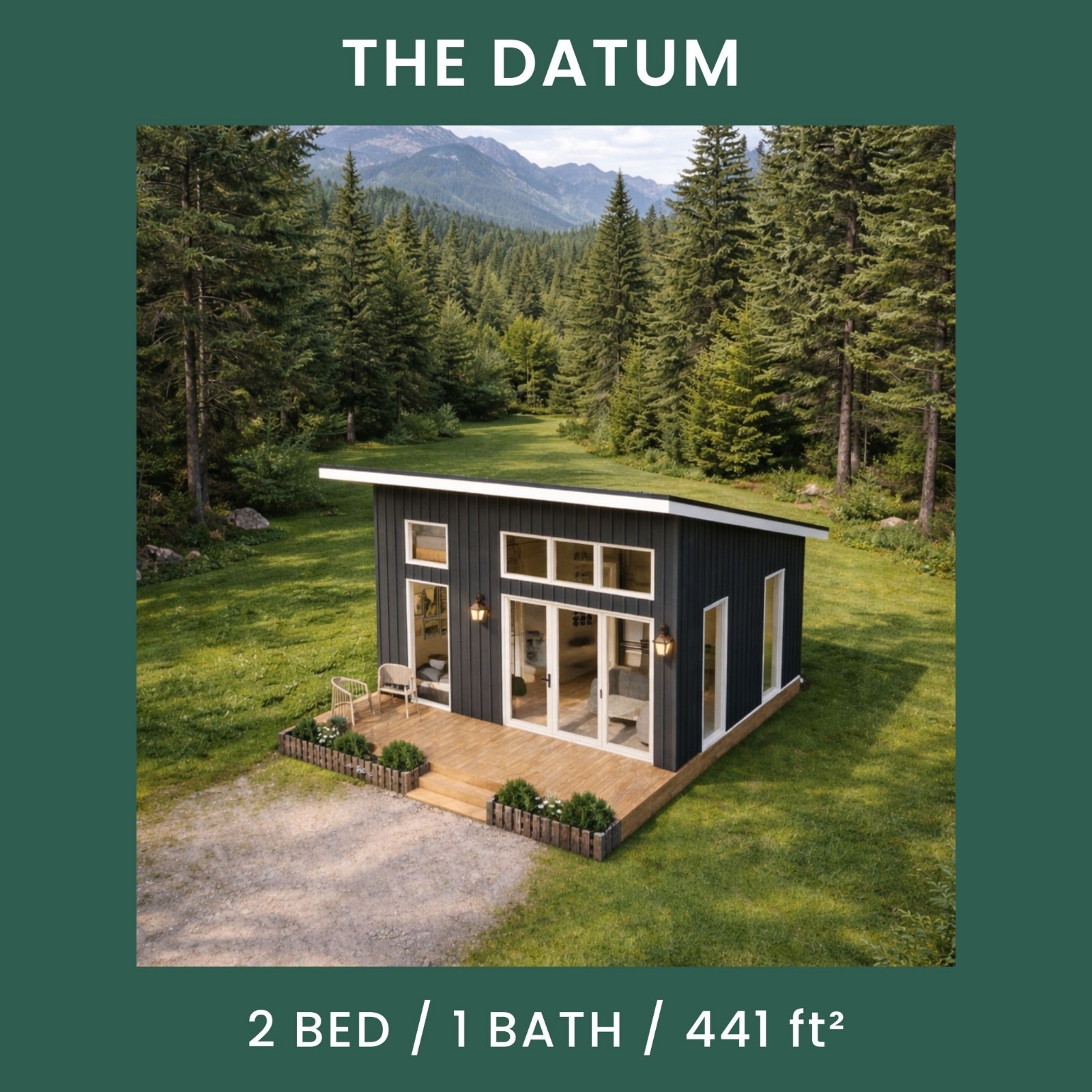 The Datum Tiny House Blueprint Set (CAD File + Materials List)