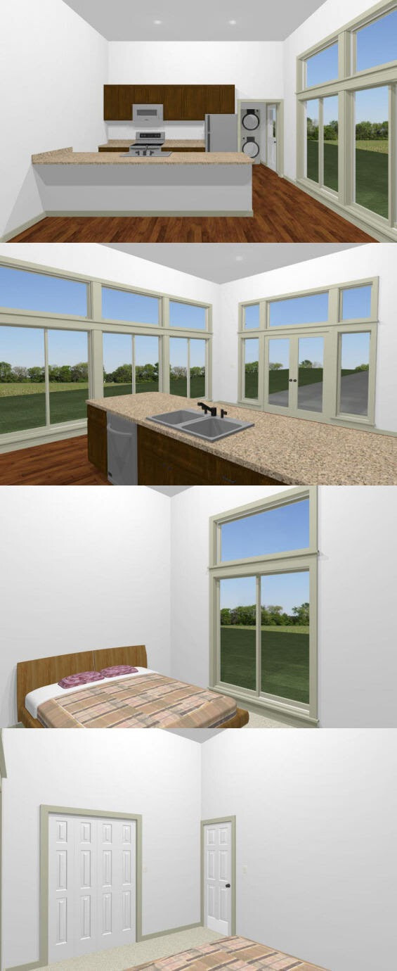 50×42 1-Car 1-RV Garage 1 Br 1 Ba – PDF FloorPlan – 1,973 sqft – Model 1E