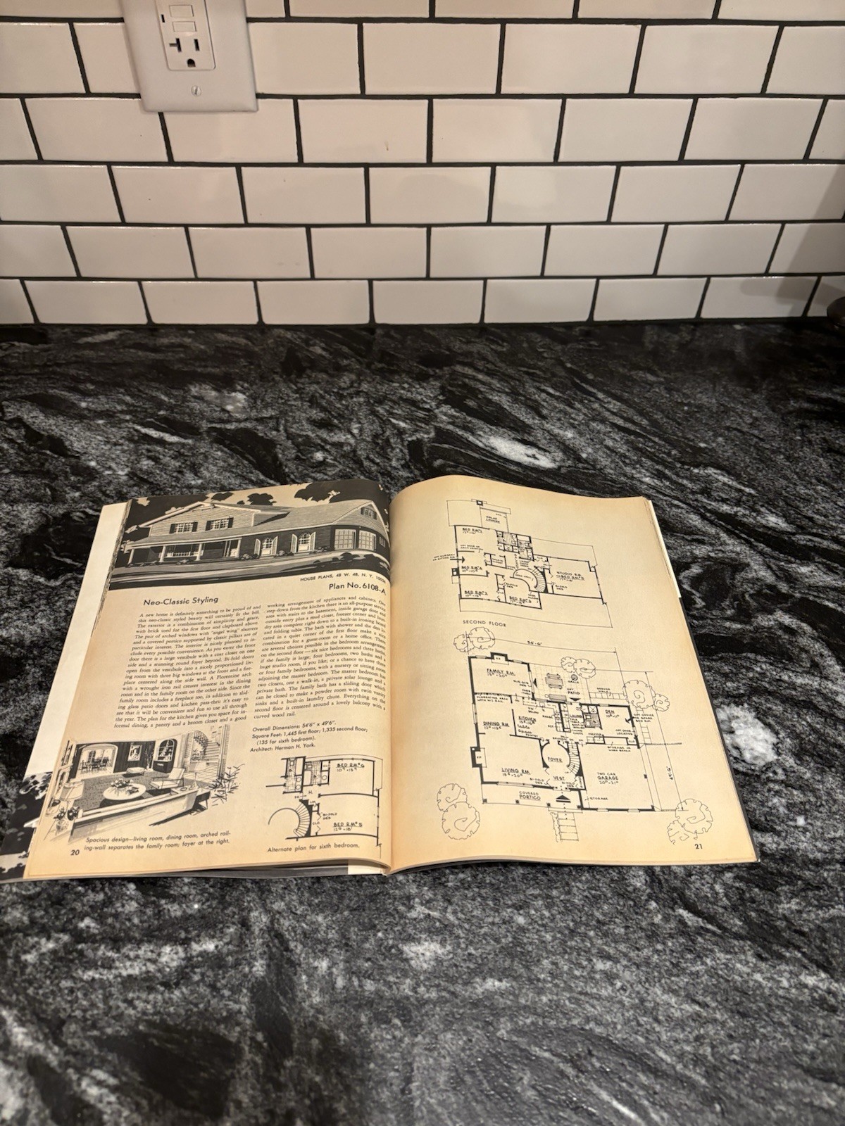 Vtg 1975 Illustrated Ranch Homes 62nd Edition Building Plans Blueprints Magazine