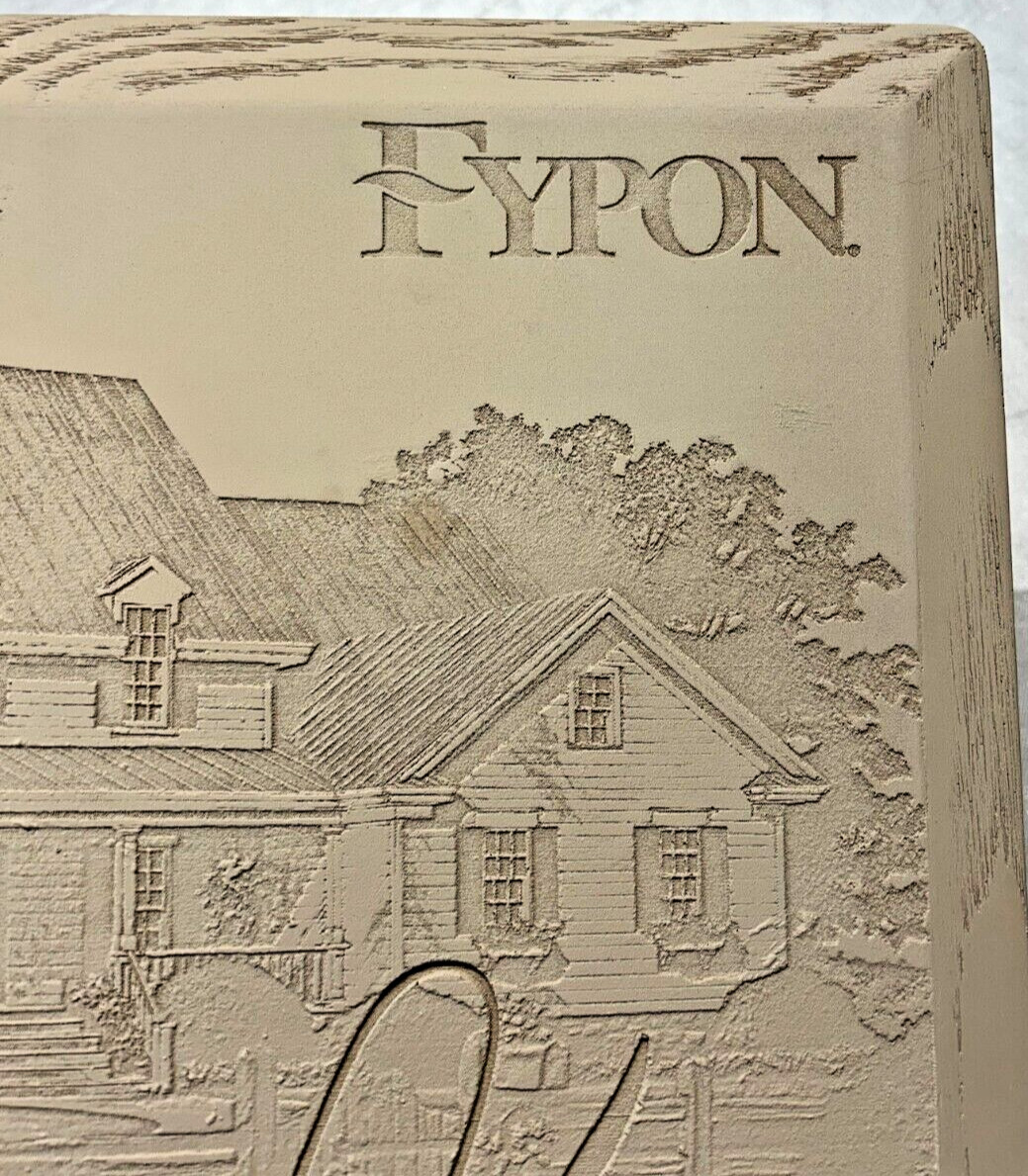Fypon William E Poole Catalog Storage Box Wood Look Composite Engraved