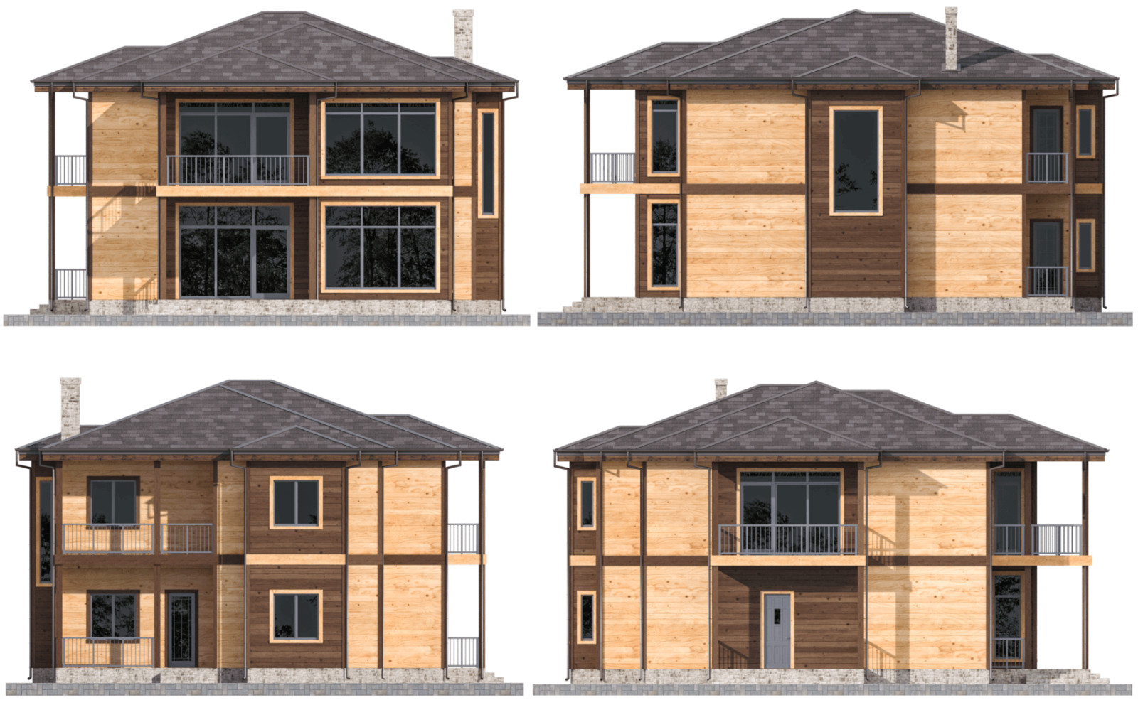 5 Beds, 5 Baths Beautiful Home Architectural Build Plans PDF Download