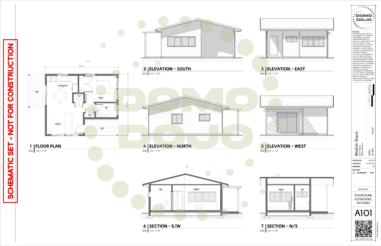 Modish Shack ADU Plans – PDF Downloadable Blueprint