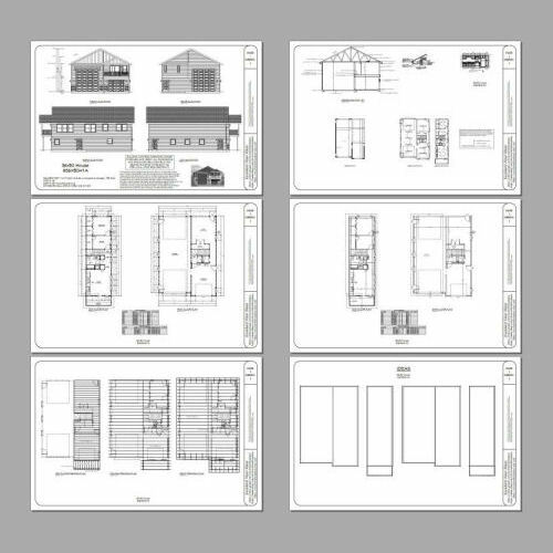 36×50 Apartment 1-Car 1-RV Garage — PDF Floor Plan — 1,217 sqft — Model 1A