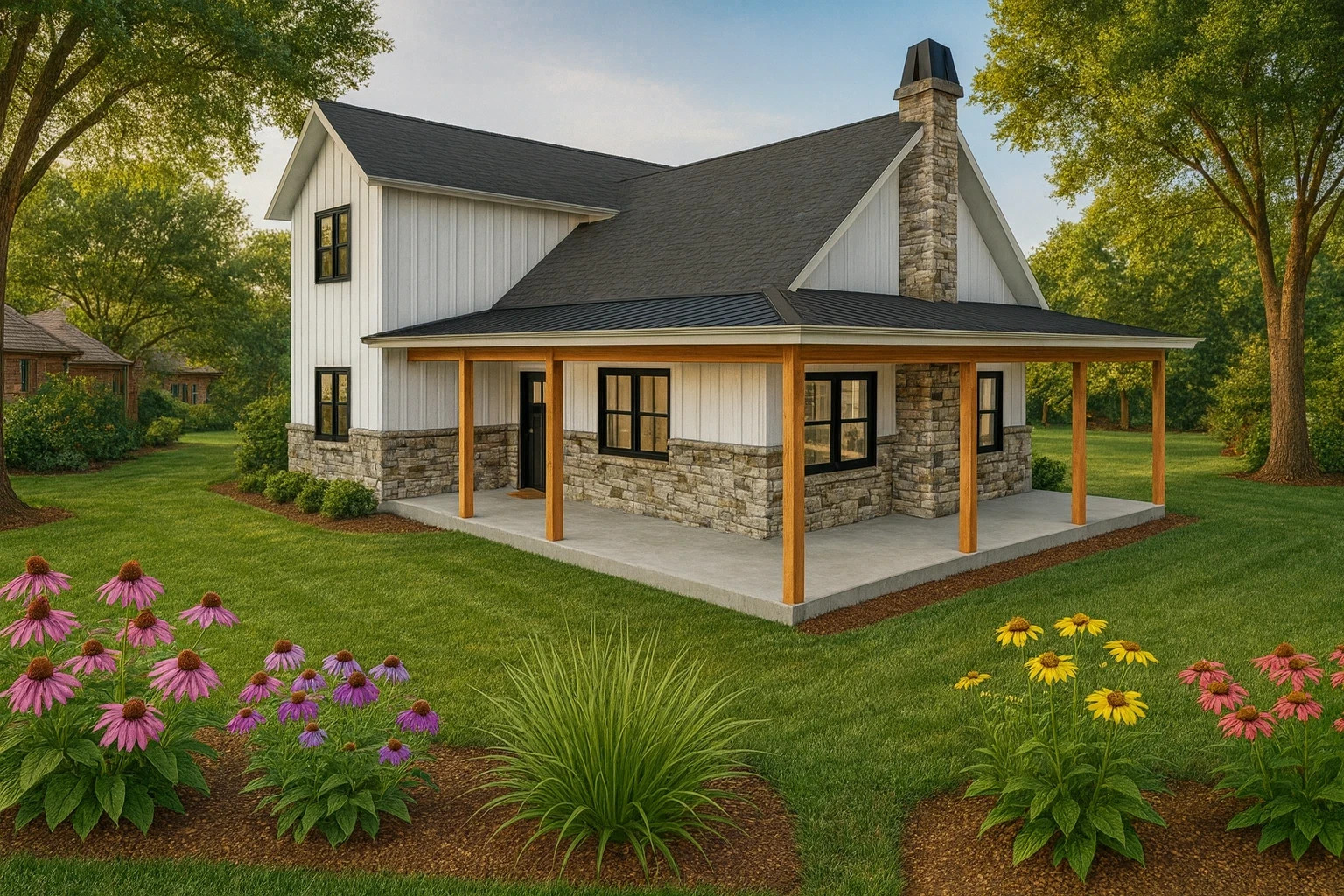 Barndominium House Plan Design 1054 SF 1 Bed 1 Bath Loft- Drawings Blueprints