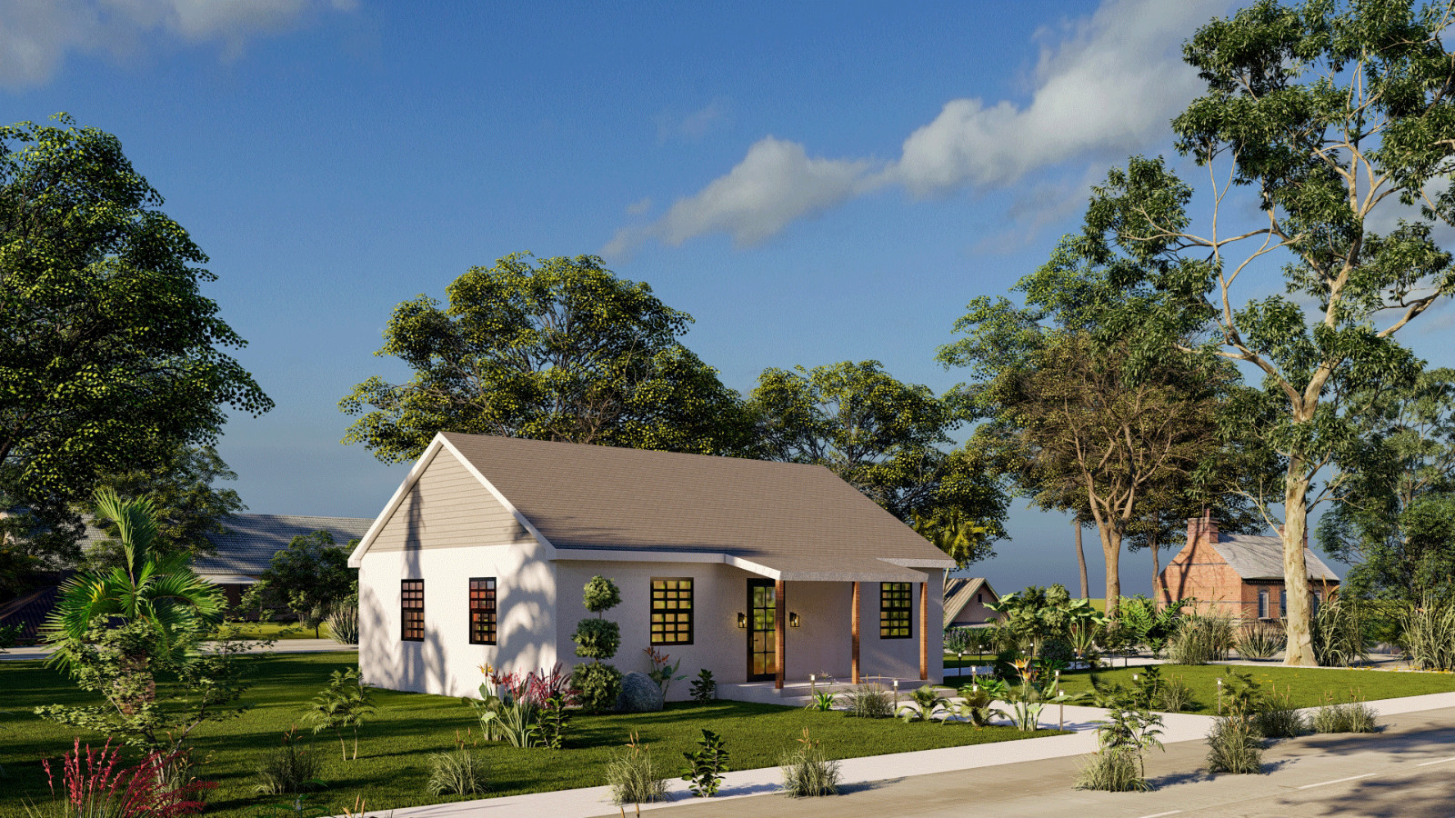 DIY Tiny Home Plans | 3 Bedroom Single Story 26×33 | 858sqft | Cottage