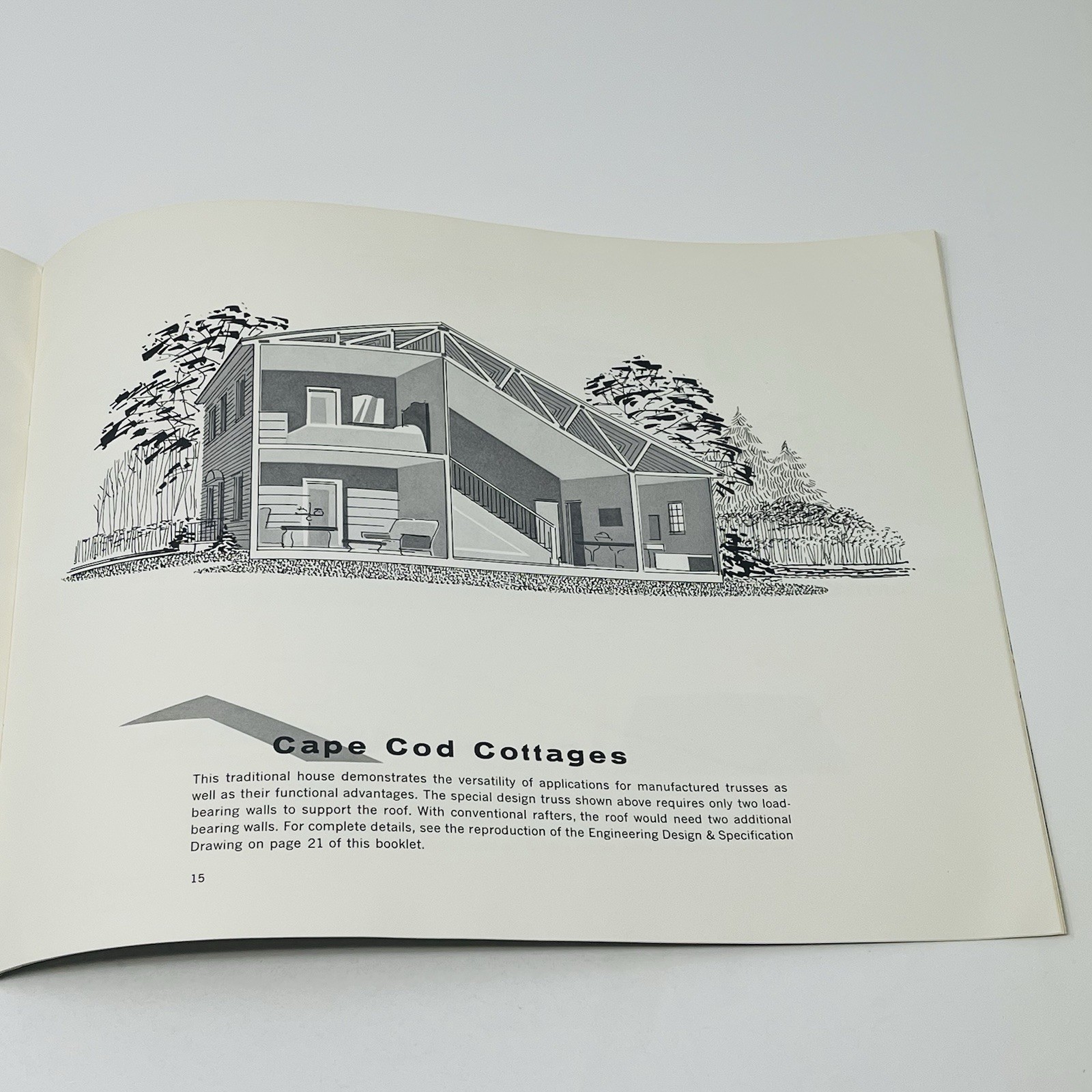 Sanford Trusses Structures Buildings Home Farm Barn Shed Motels Plans Blueprints