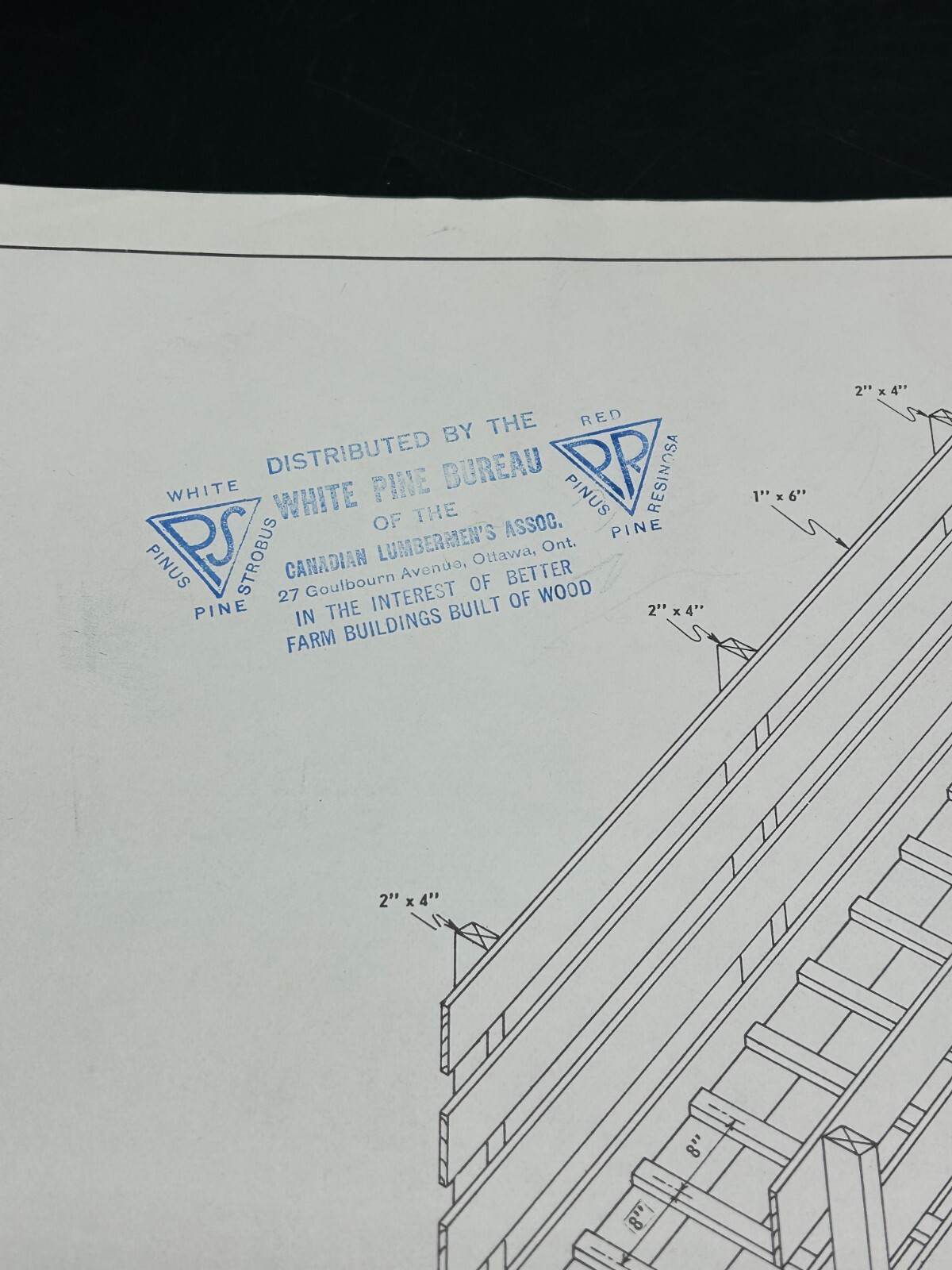Plans for Farm Buildings – White Pine Bureau – Canadian Lumberman’s Assoc.