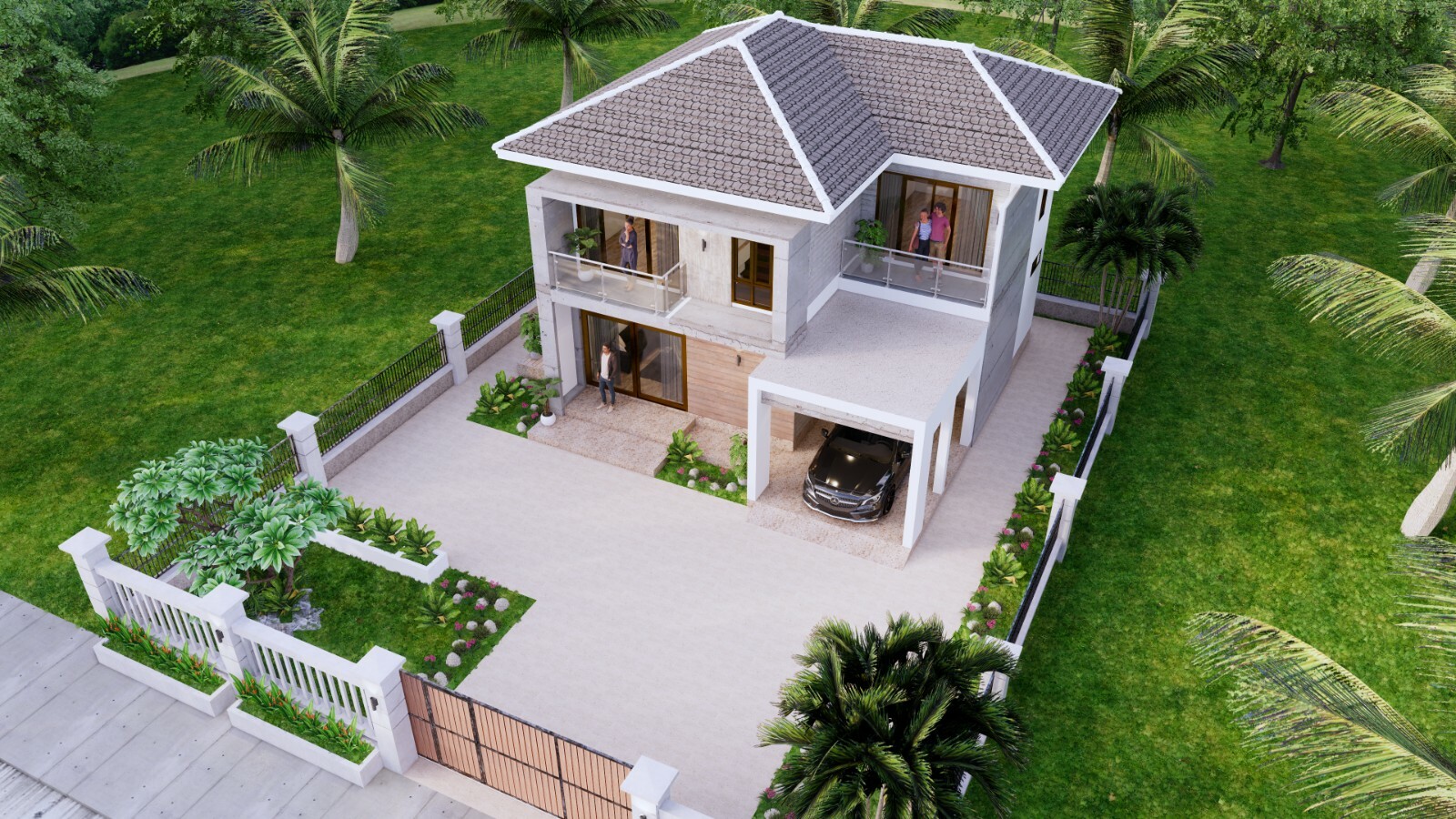 30×31 Feet Small House Design 9×9.5 Meter 3 Beds Full PDF Plan (A4 Hard Copy)