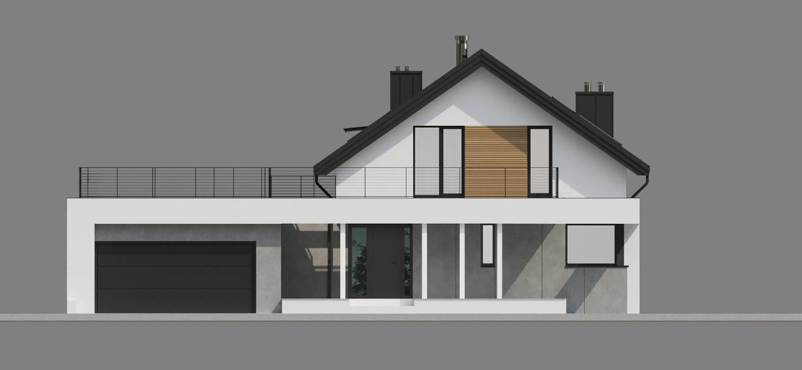 Modern House Plan, American Style House, Barndominium House, Farm House- MANİSA