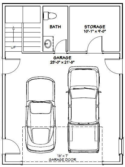 24×32 House — 1 Bedroom 1.5 Bath — 830 sq ft — PDF Floor Plan — Model 8C
