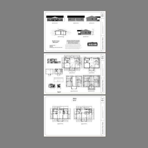 36×24 House — 1 Bedroom 1 Bath — 864 sq ft — PDF Floor Plan — Model 1A