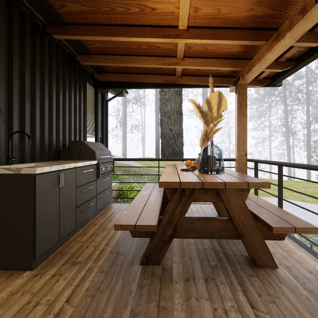Container house plans – 2 bedrooms – 1 bathroom – Digital PDF File