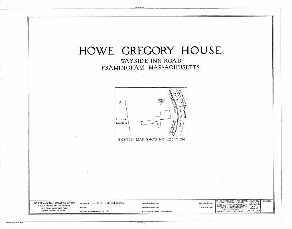 Dutch Colonial house plans, detailed blueprints, New England home, printed plans
