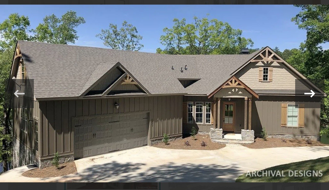 Presente Archival Designs House Plans A334-A Blueprints 2 Sets Mountain Cottage