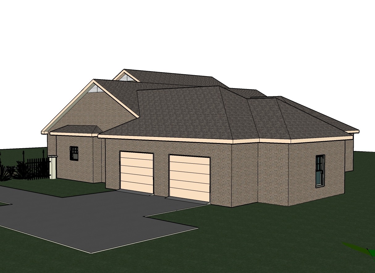 Abbigale 2161G 5 ALL BRICK home, house plan 4 beds, 2.5 baths PDF