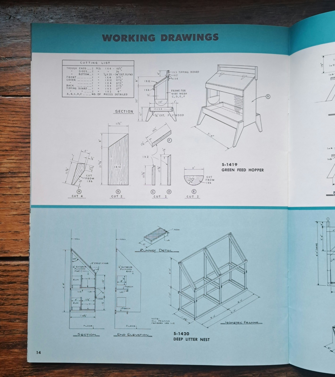 Poultry Houses and Equipment 1958 Weyerhaeuser 4-Square PB