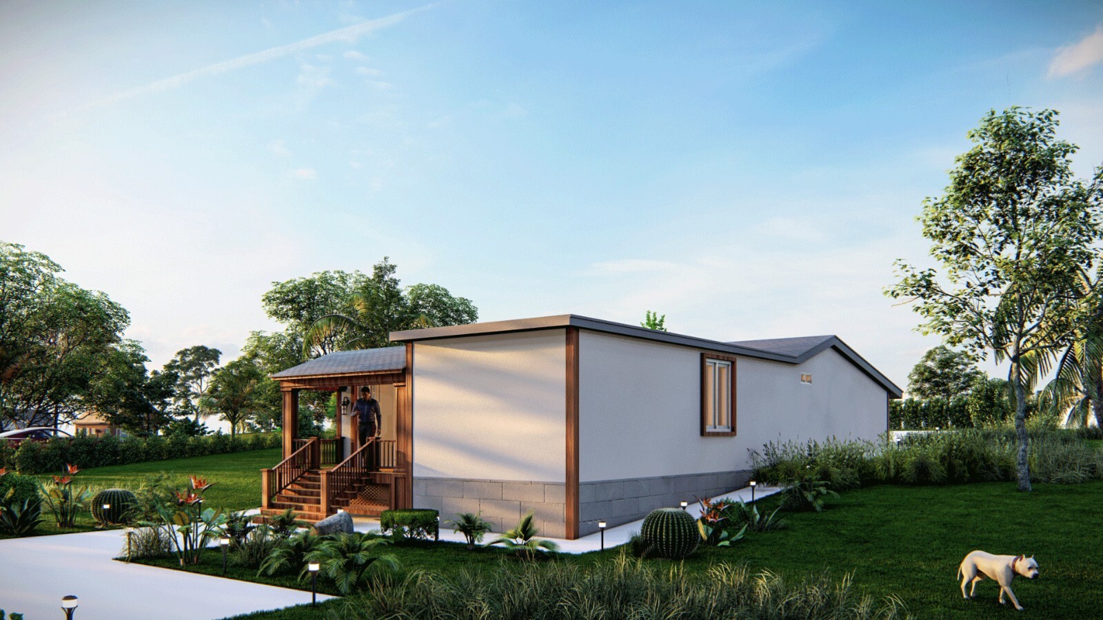 23×52’ Tiny Home Plans – 2 Bedrooms, 1 Bath
