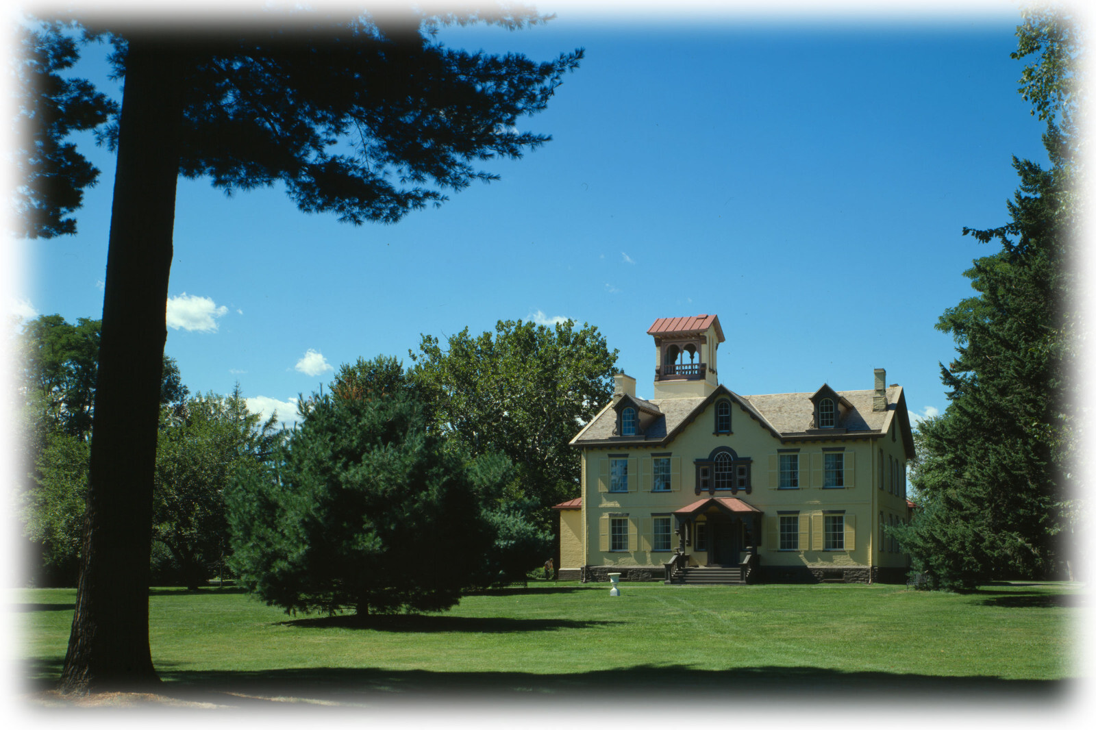 Italianate Victorian home of President van Buren, detailed architectural plans