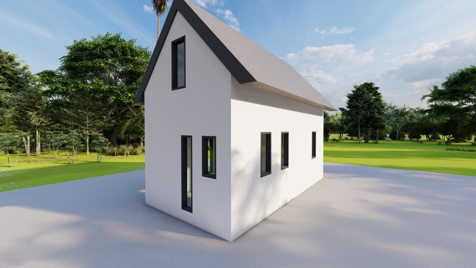 Building Plans for 12′ x 24′ Tiny Home – Main Floor 288sqft, with loft above