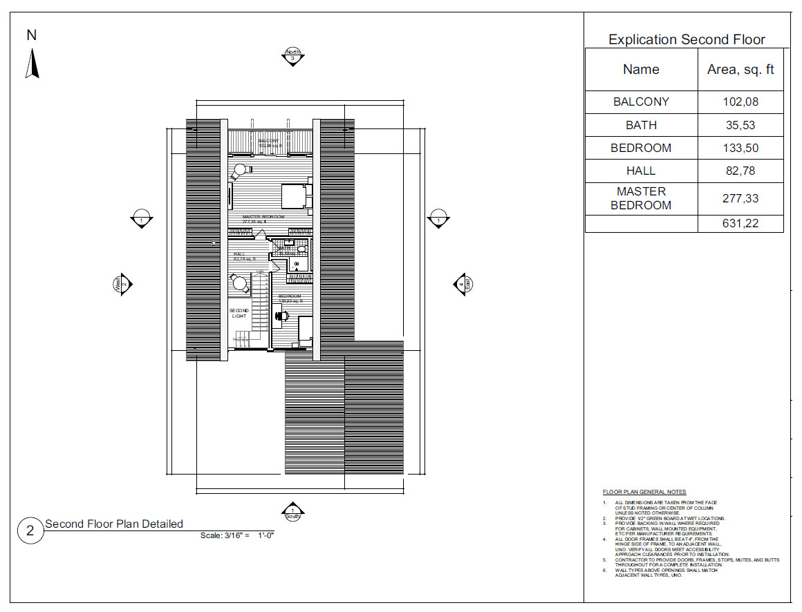 42’x70′ 2 Bed, 2 Bath A-Frame Cabin Architectural Build Plans PDF Download