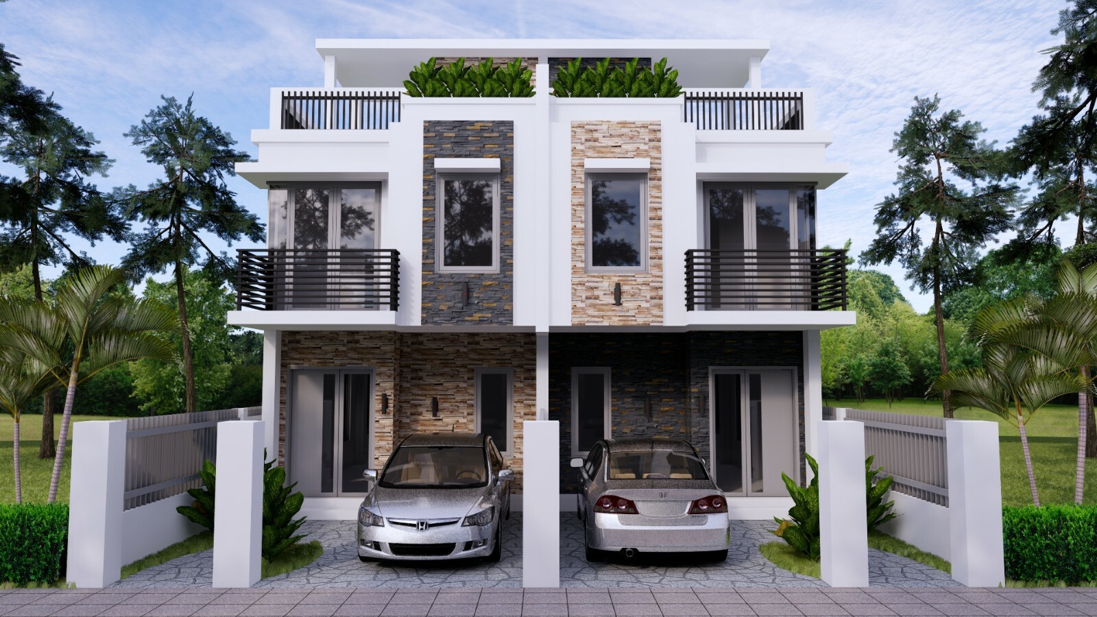16×50 Home Design Plan 5×15 Meter Duplex House 3 Bedrooms (A4 Hard Copy)