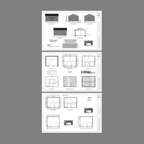 30×24 2-Car Garage — 720 sq ft — PDF Garage Plan — 12ft Walls — Model 11