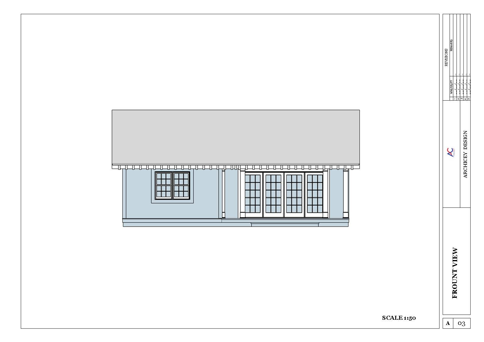 American Style Vacation Cabin House Plan with CAD file, 3D images,PDF Blueprints
