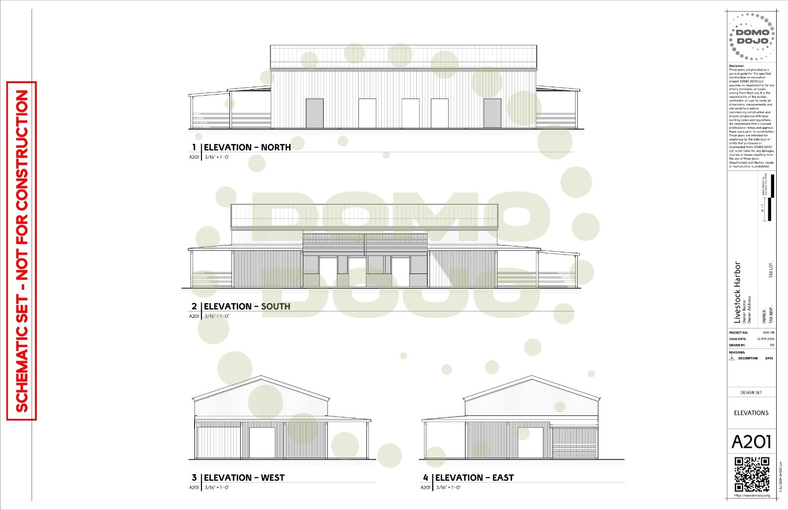 Livestock Harbor Agricultural Building Plans – PDF Downloadable Blueprint