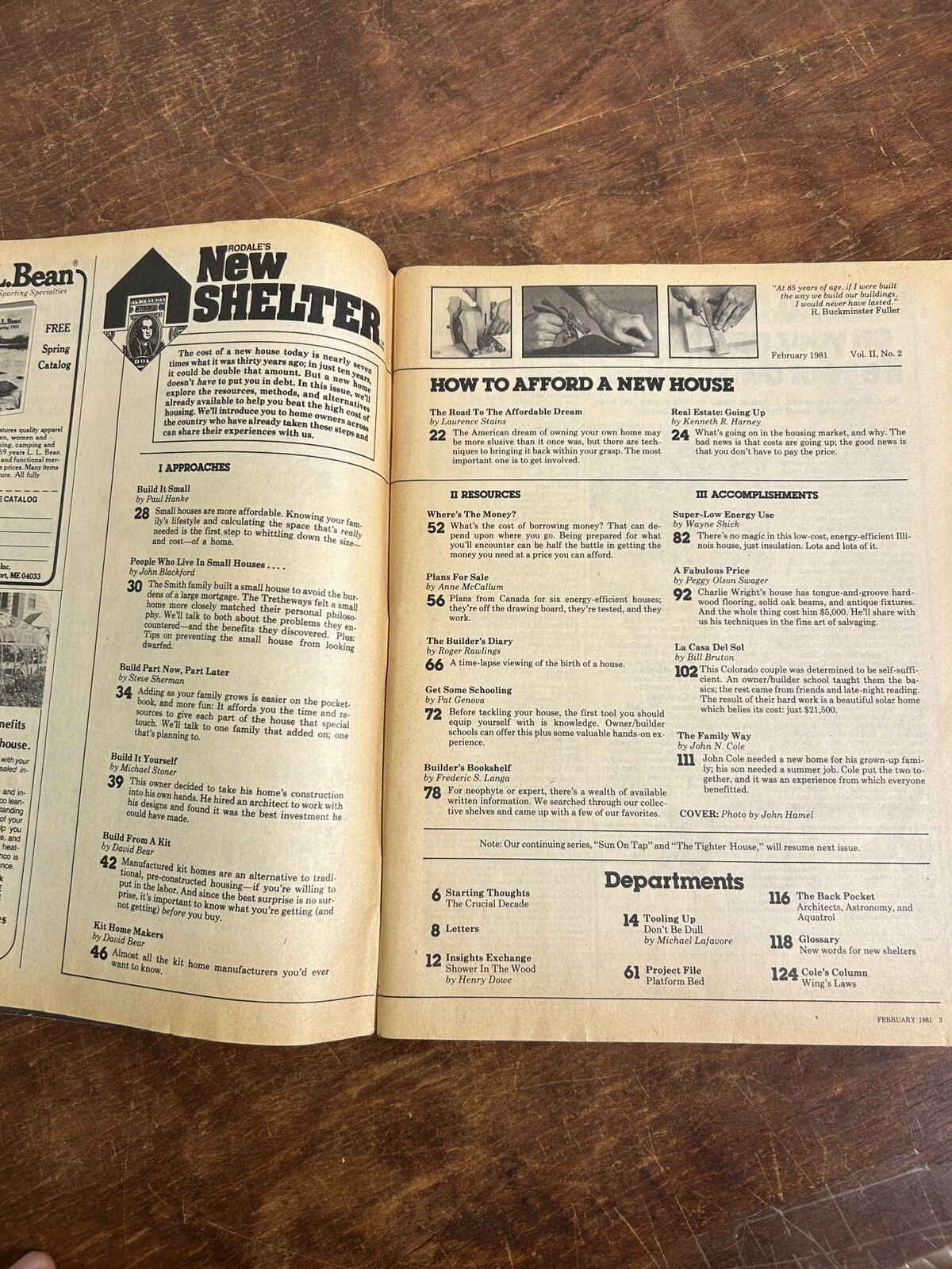Rodale’s New Shelter Magazine February 1981 afford A New House, Energy Plan￼￼