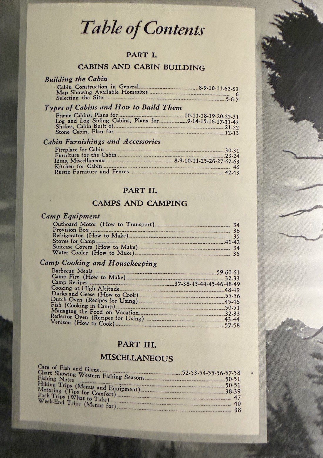 1933 Sunset Camp And Cabin Book Vintage Cabin Plans Rustic Architectural Camping