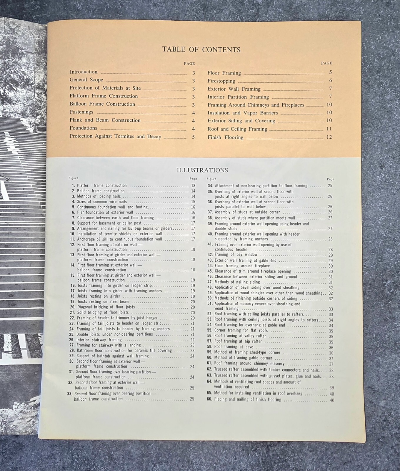2 Vintage Home Building Plans Retro 1959-61 Home Framing/Plank/Beam Books