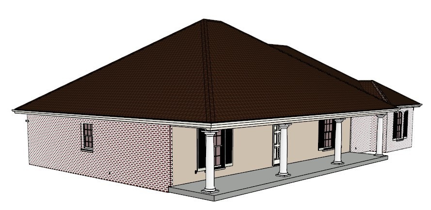 Architectural PLANS ADA Handicap Accessible 3BR Study 2B Home 2302 SF HVAC Sp