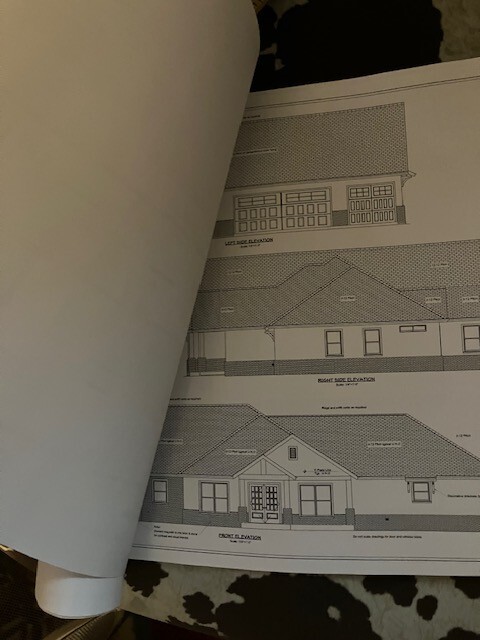 Complete Construction Plans PDF Small lot 55+ 3BR 2B 1820 + 2 car @ 1/4″ Scale