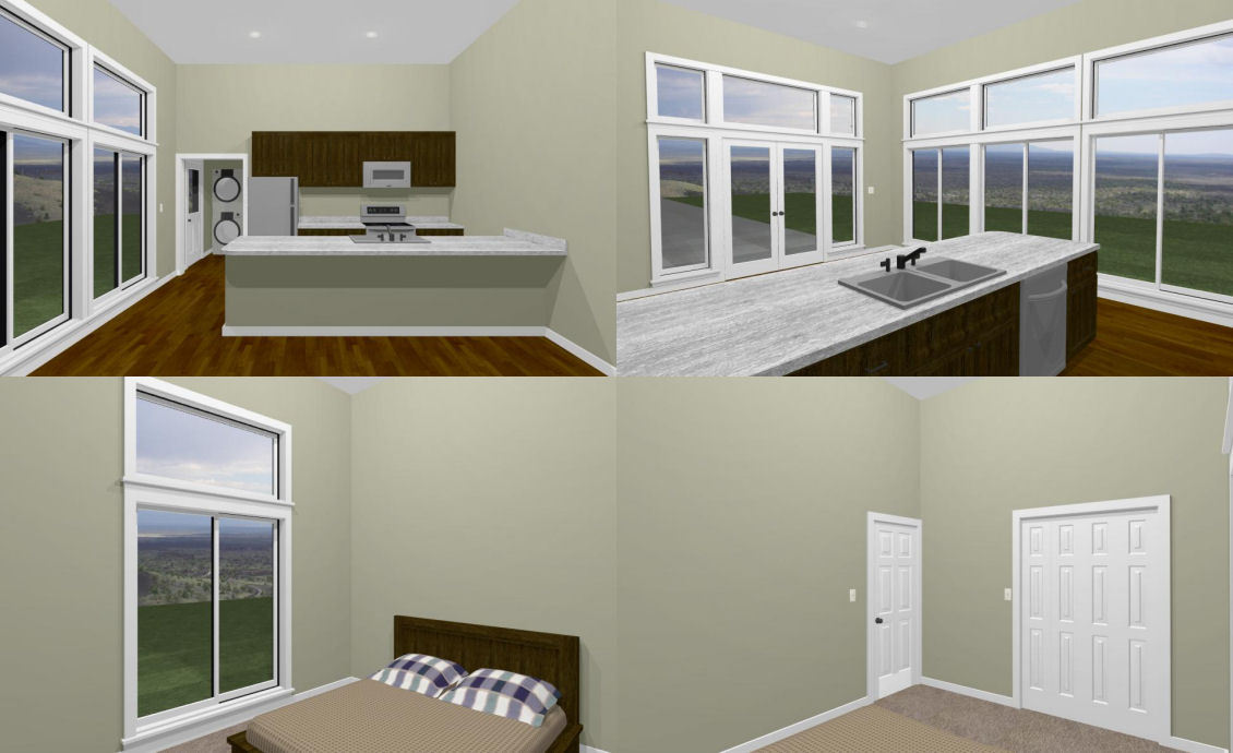 50×42 1-Car 1-RV Garage 1 Br 1 Ba – PDF FloorPlan – 1,973 sqft – Model 1D