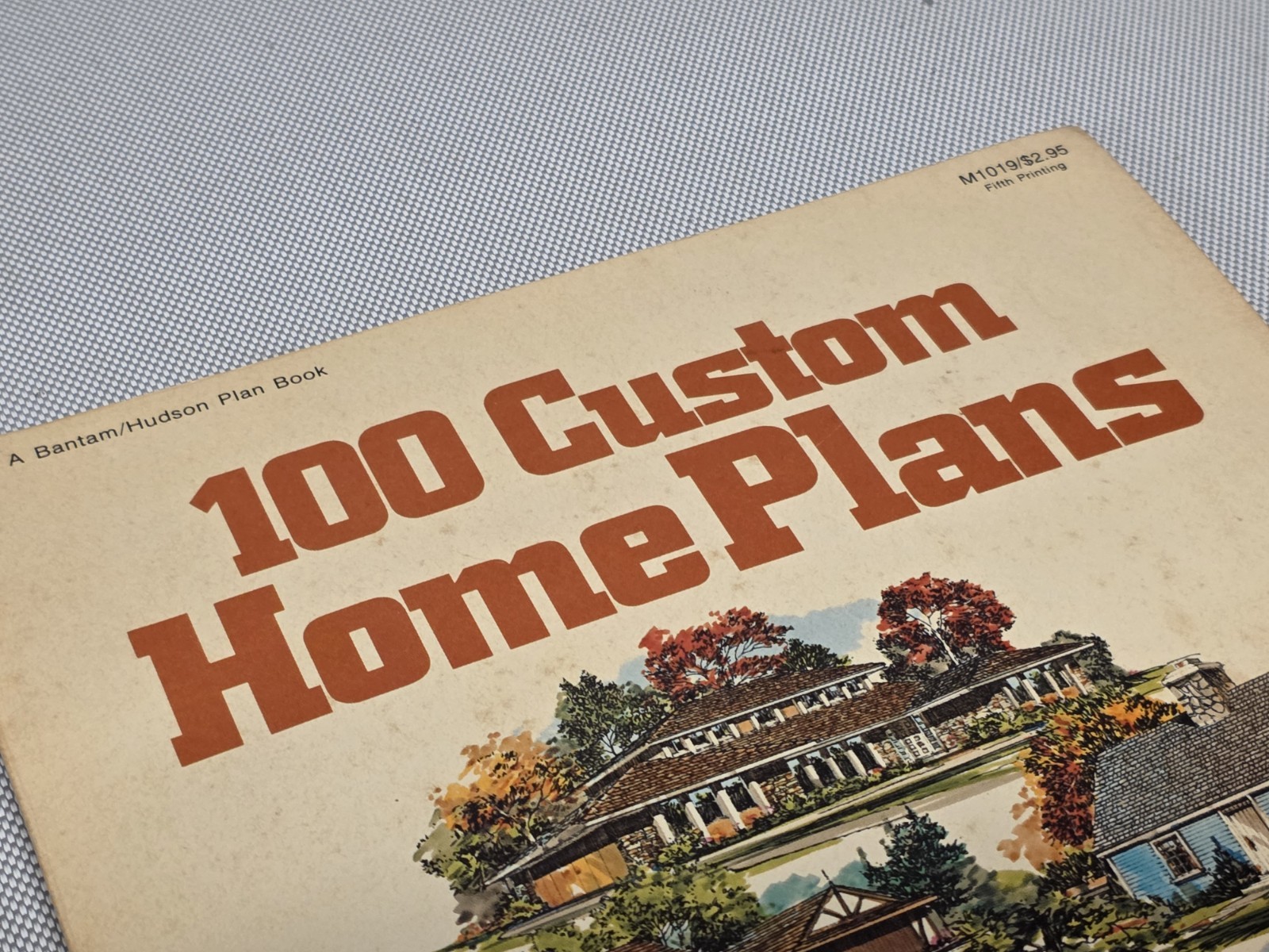 Vintage Bantam/Hudson Plan Book 100 Custom Home Plans – 1977 See Pics