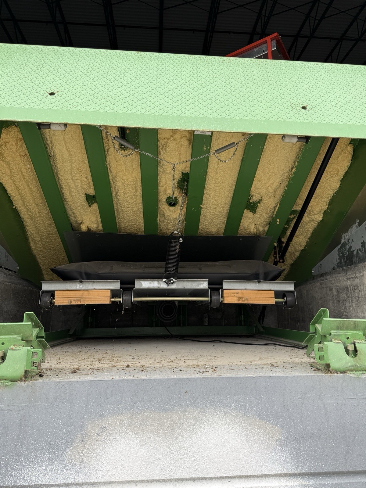 Used Kelly AFX air-powered Dock Levelers