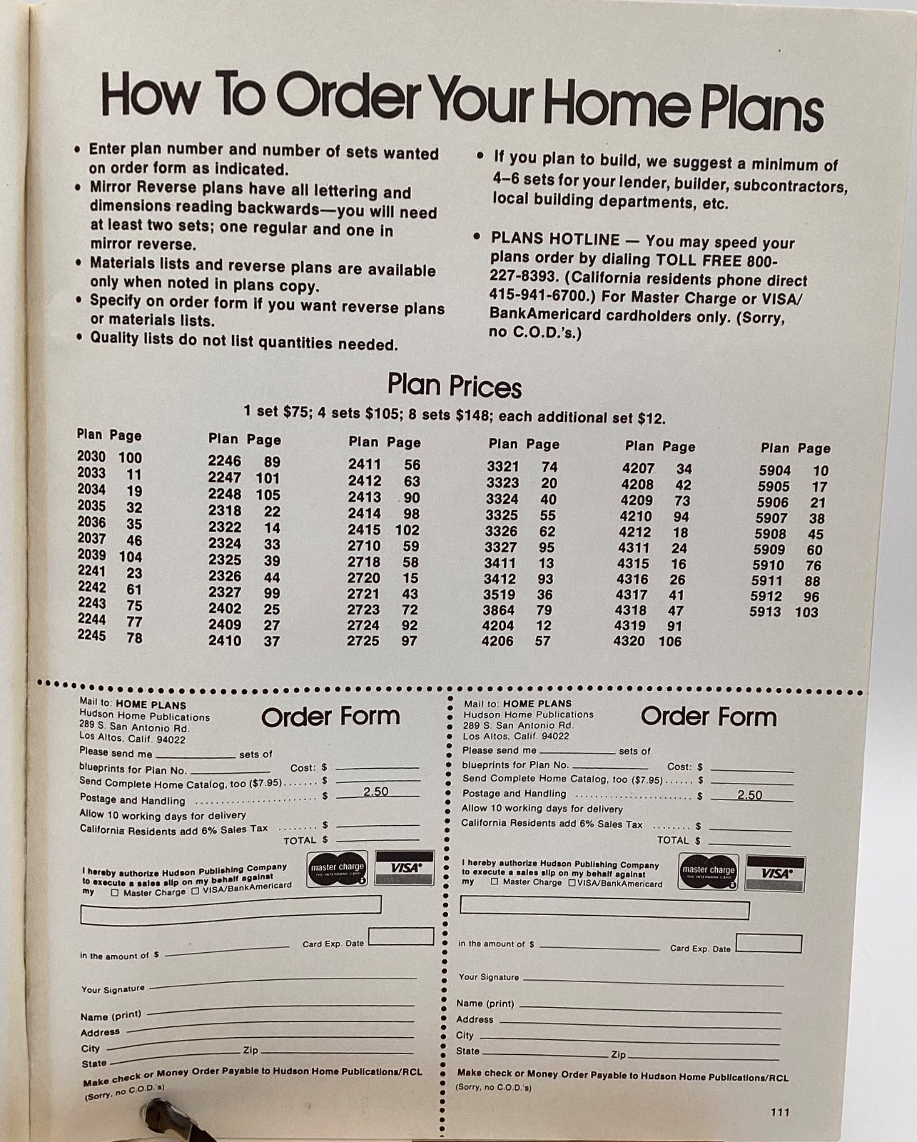 Vintage 1978 Colonial Home Plans Catalog Blueprints Classic Two Story Tradition