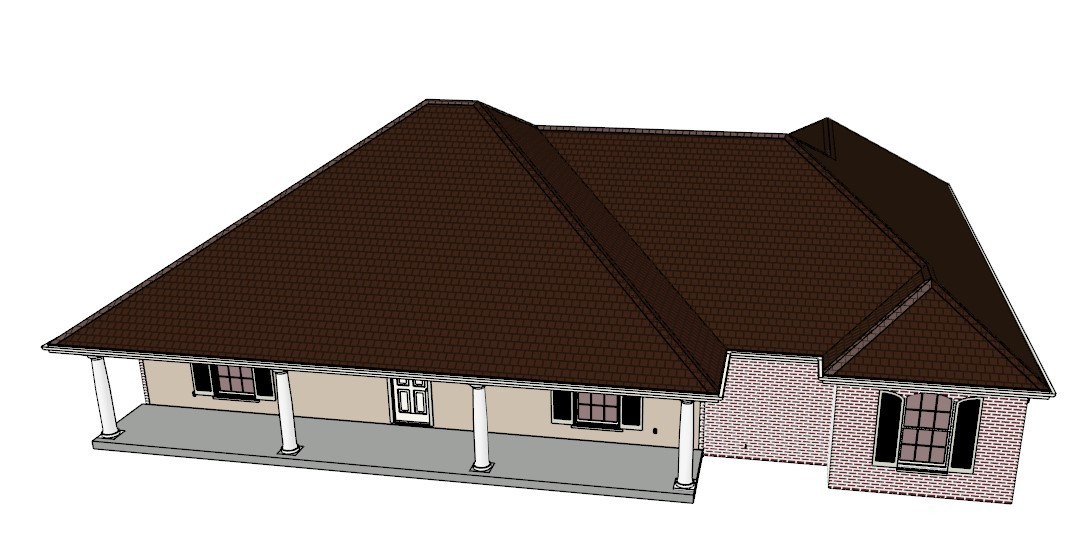 Architectural PLANS ADA Handicap Accessible 3BR Study 2B Home 2302 SF HVAC Sp