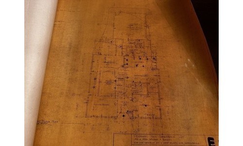 Architectural Drawings Haddonfield NJ Addition 1970s Thomas J Carroll Blueprints