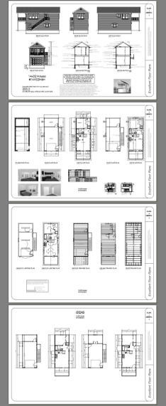 14×32 Tiny House — 567 sq ft — PDF FloorPlan — Model 6H