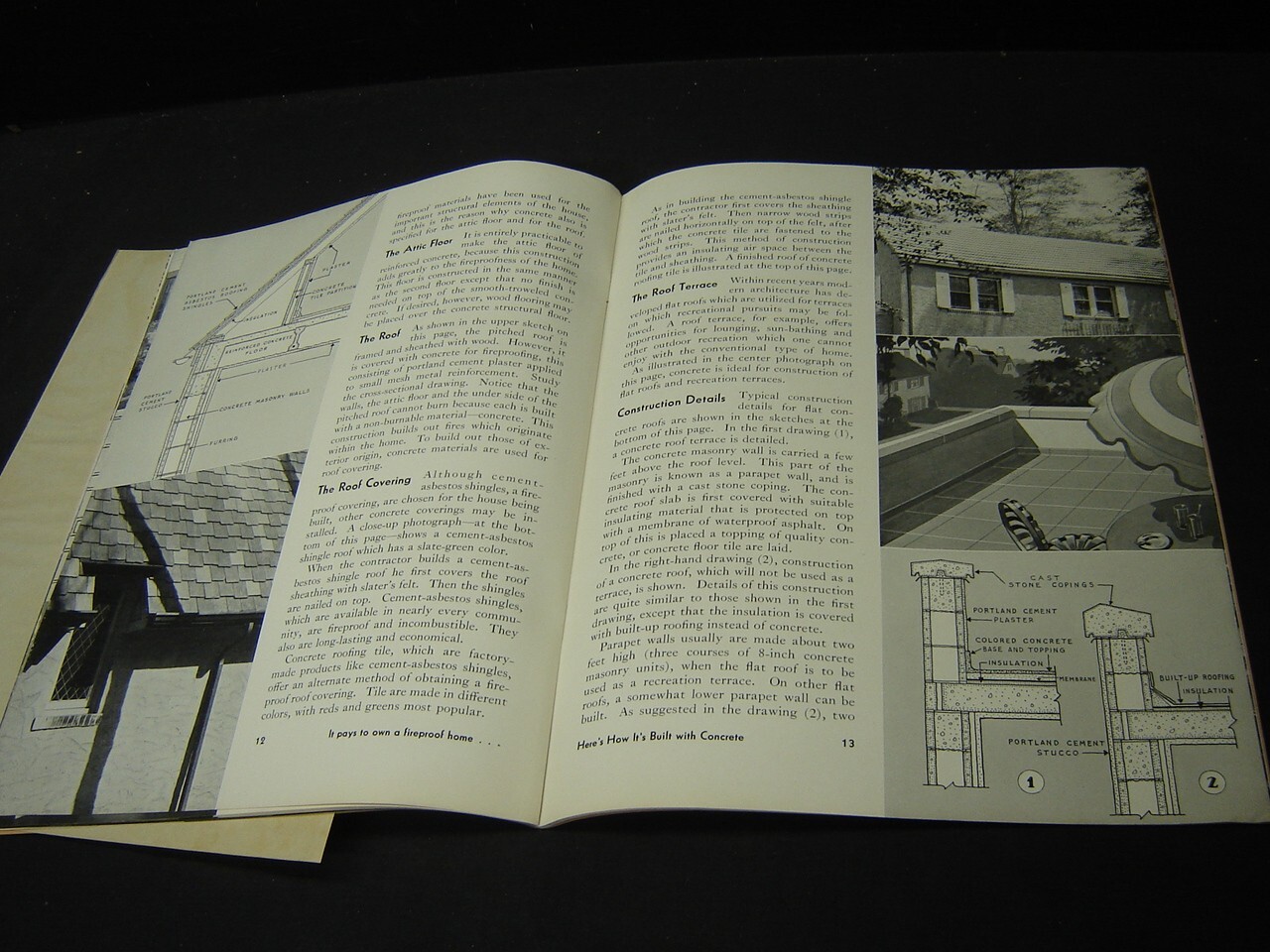 Here’s How Its Built Portland Cement Concrete Home Brochure 1934