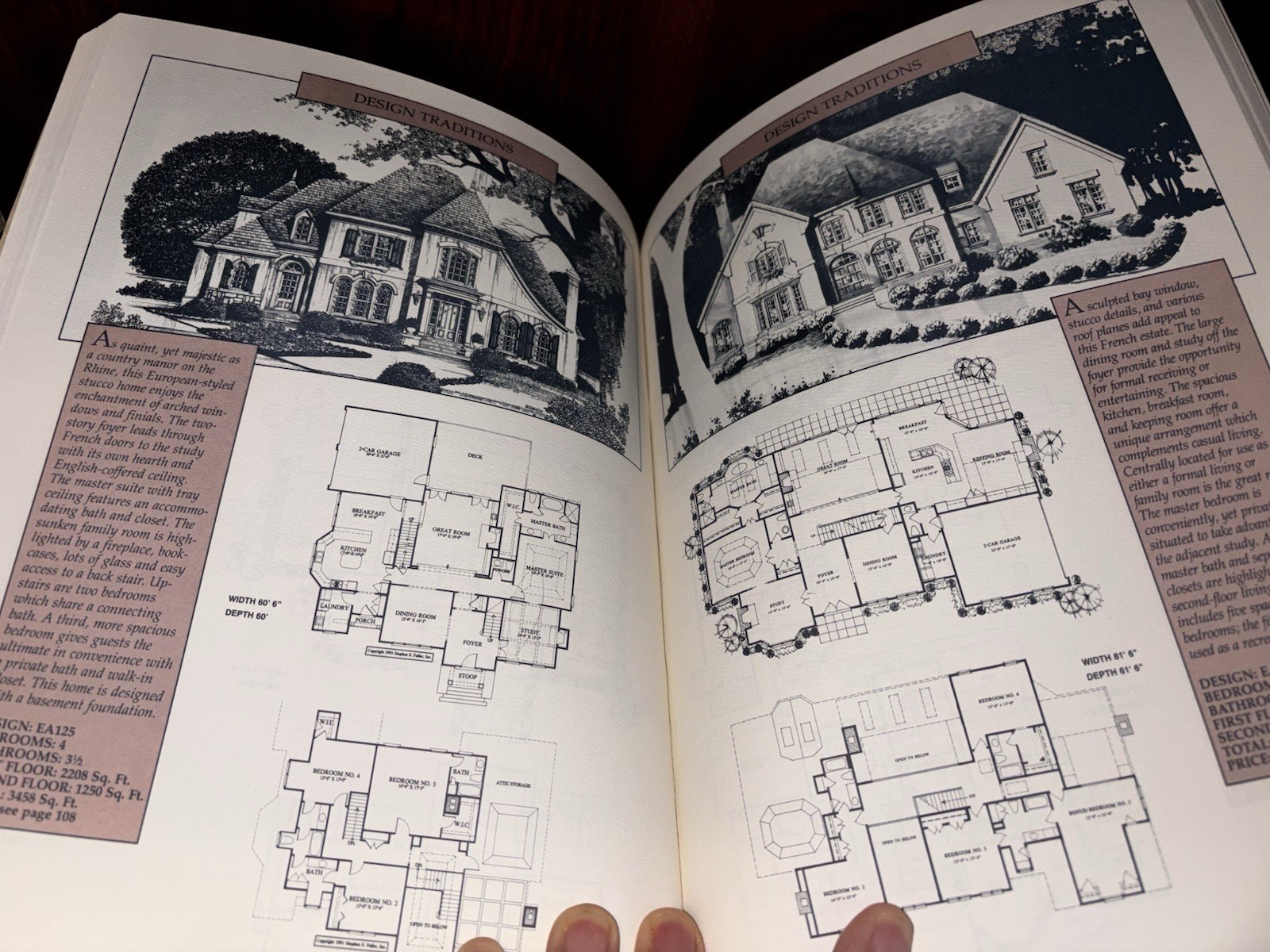 Lot of 5 Architectural Designs/Home Plans Books/Publications Lot#1