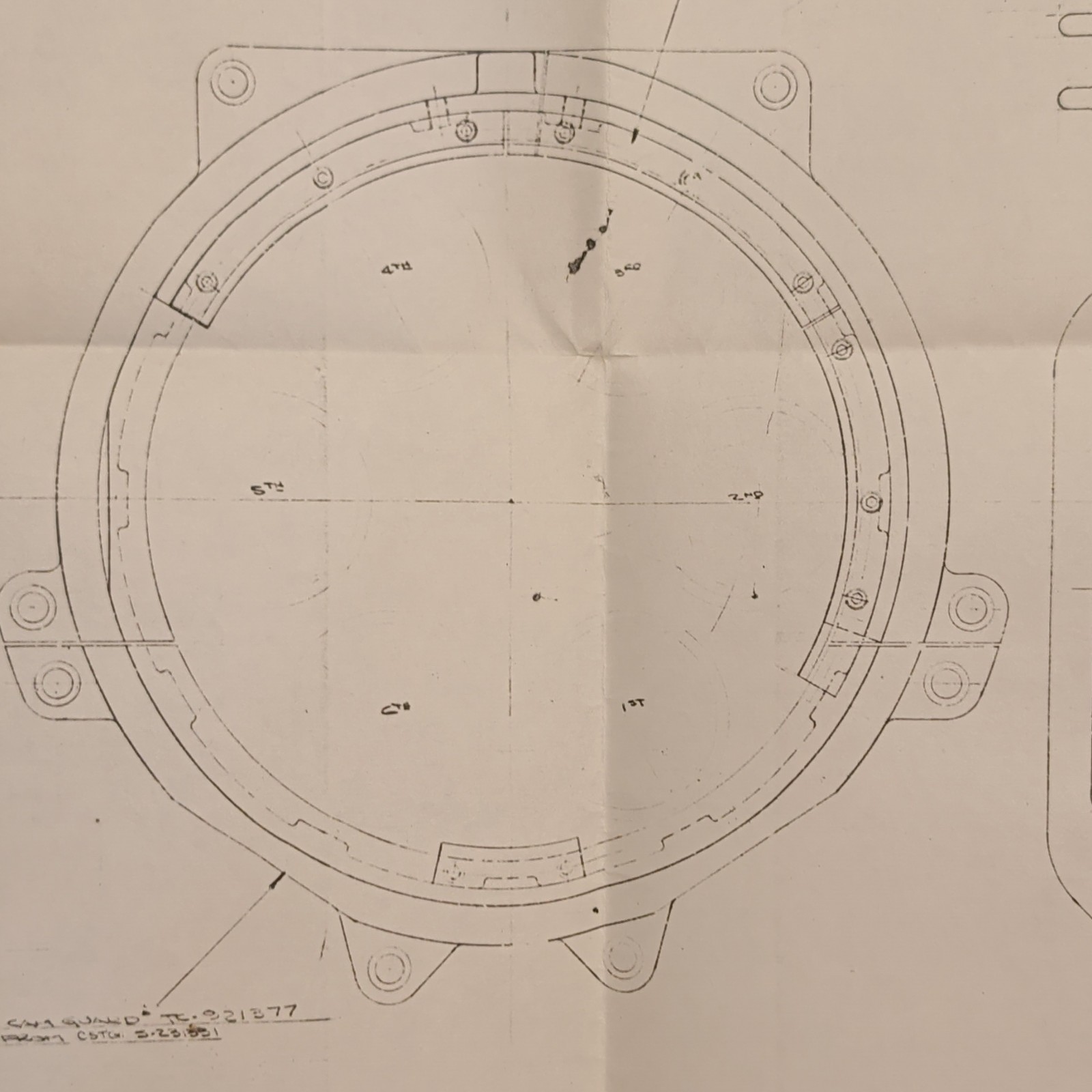 VINCO Vintage Mechanical Engineering Drawing, 1976