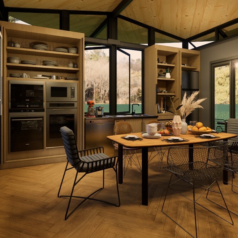 Container house plans – 2 bedrooms – 1 bathroom – Digital PDF File